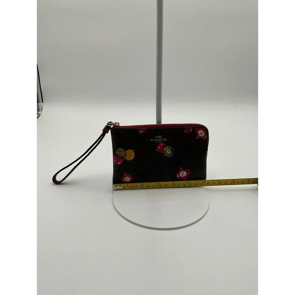 Authentic Women Coach New York Coin Wallet Bag With Zipper